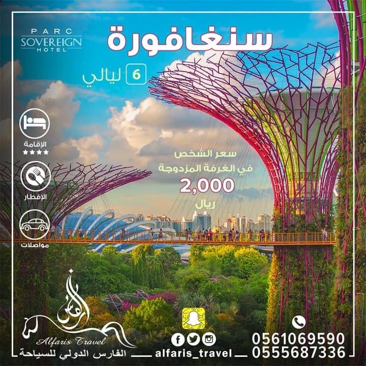 عرض السفر إلى سنغافورة