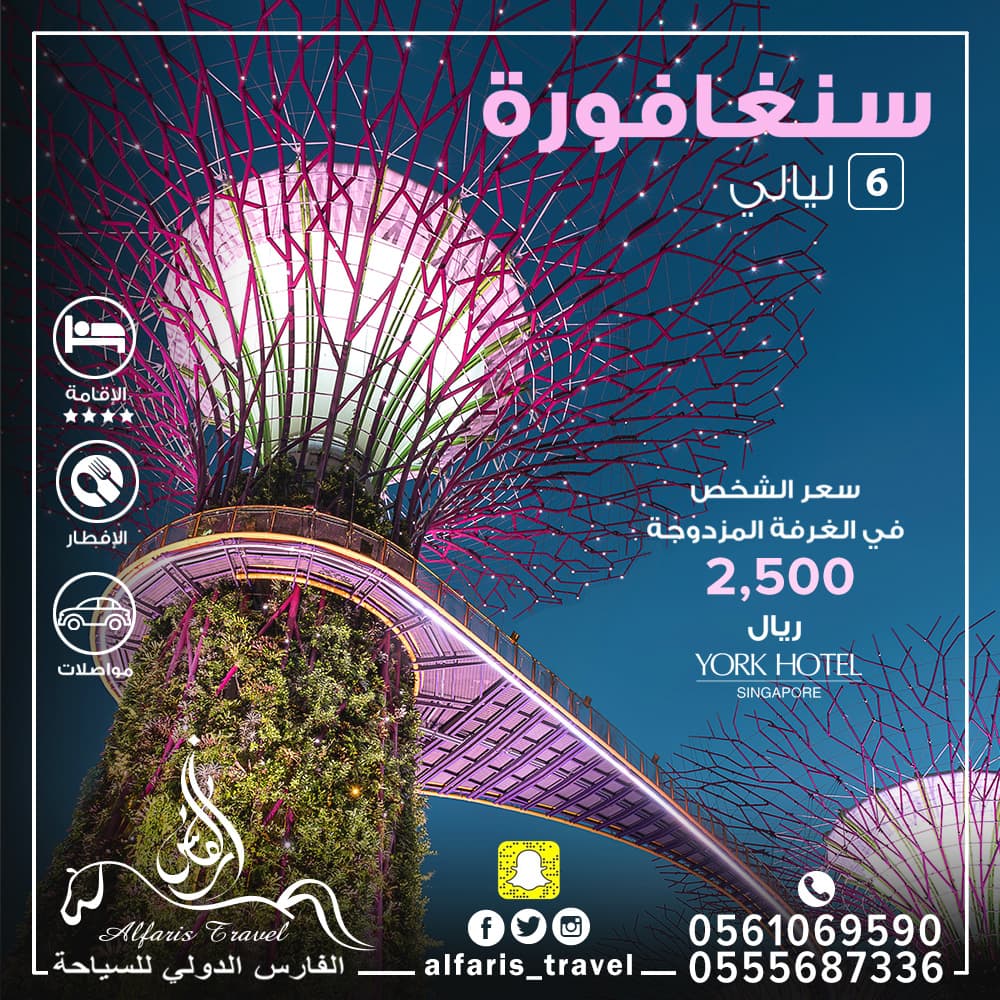 عرض السفر الى سنغافورة